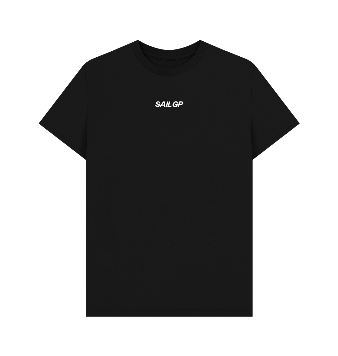 Black Printed T-shirt Front