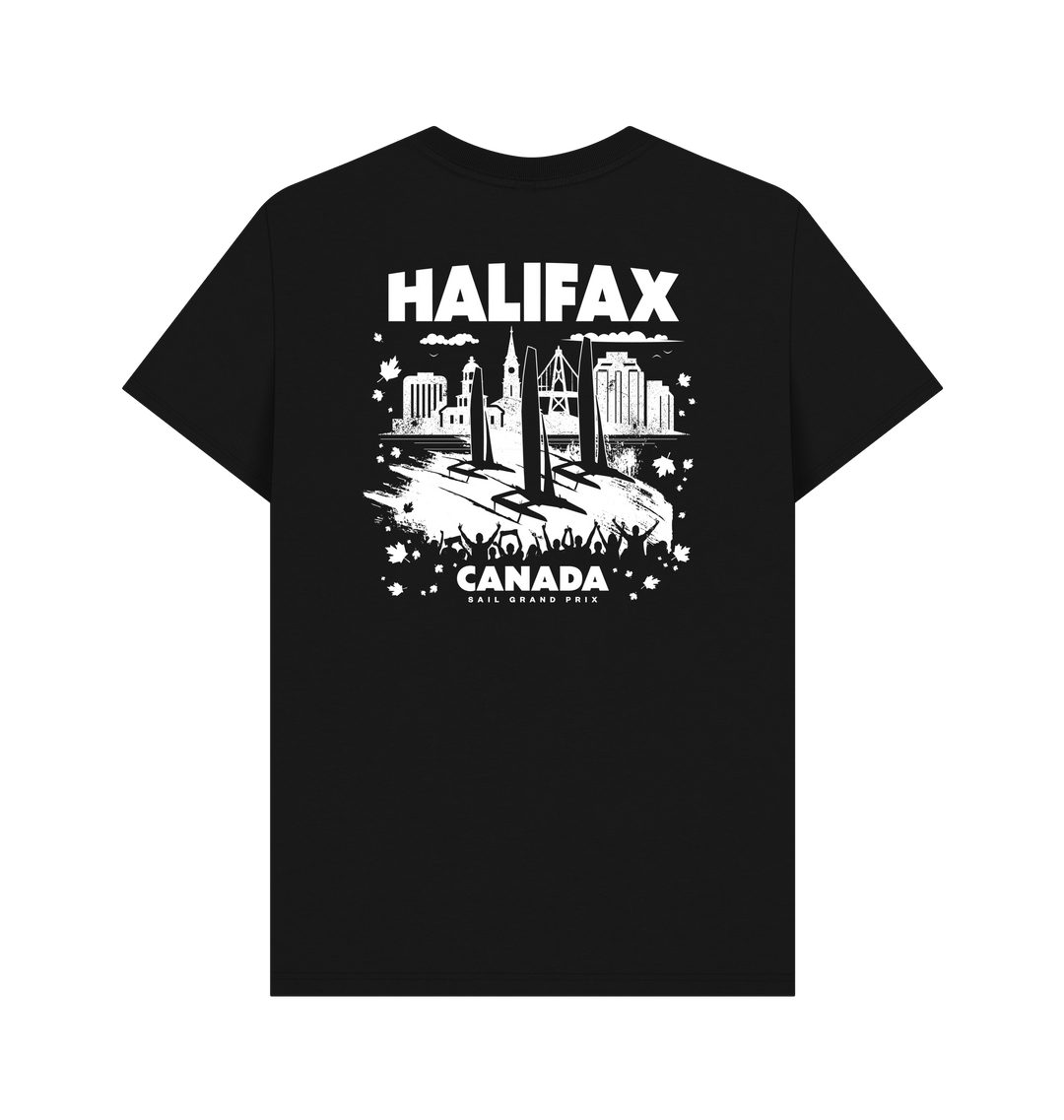 Black Printed T-shirt Back