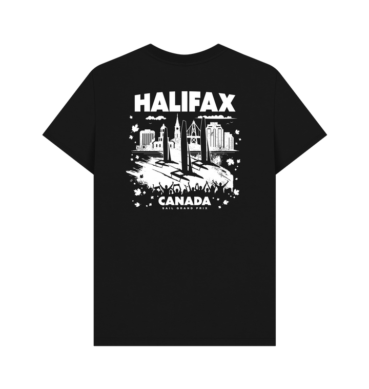 Black Printed T-shirt Back