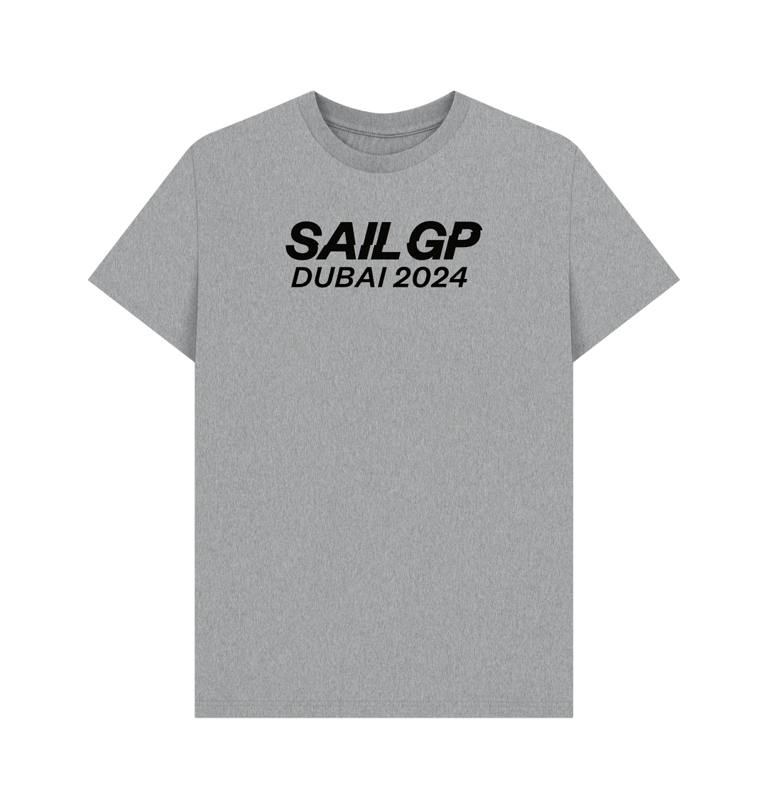 Athletic Grey Printed T-shirt Front