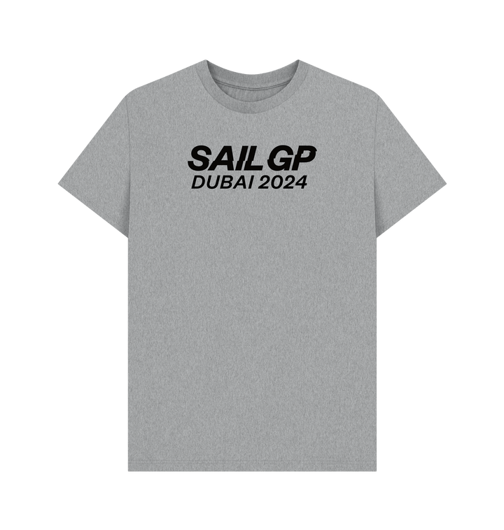 Athletic Grey Printed T-shirt Front