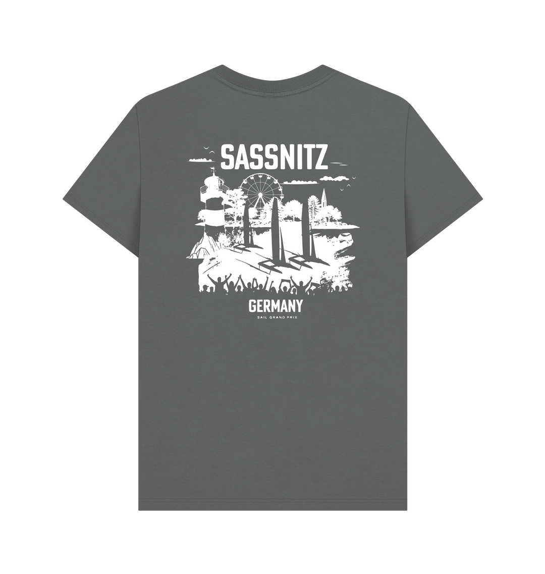 Slate Grey Printed T-shirt Back
