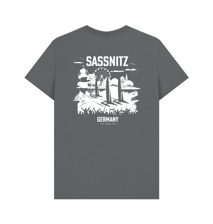 Slate Grey Printed T-shirt Back