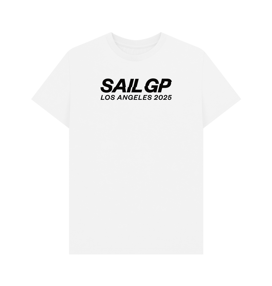 White Printed T-shirt Front