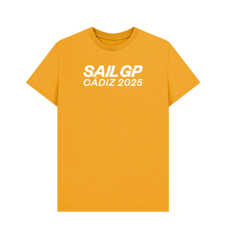 Mustard Printed T-shirt Front