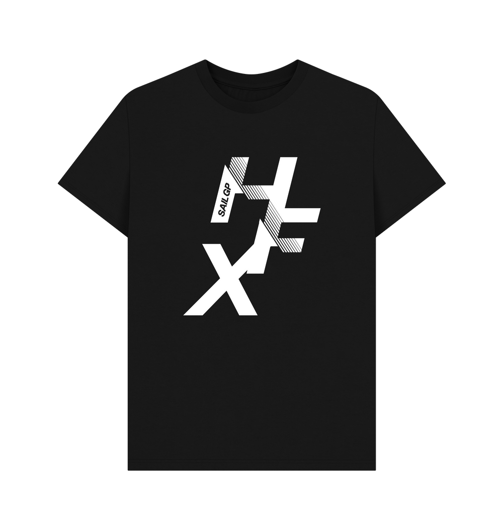 Black Printed T-shirt Front