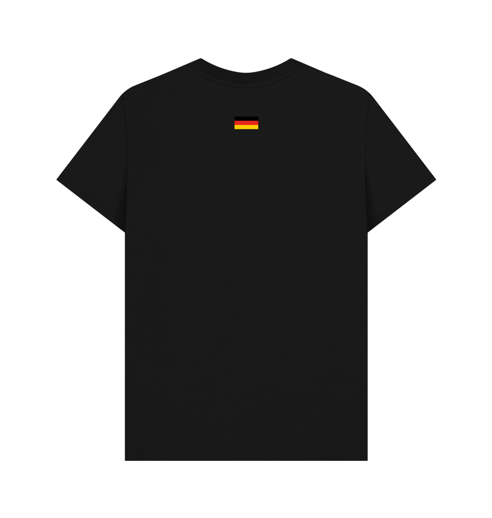 Black Printed T-shirt Back