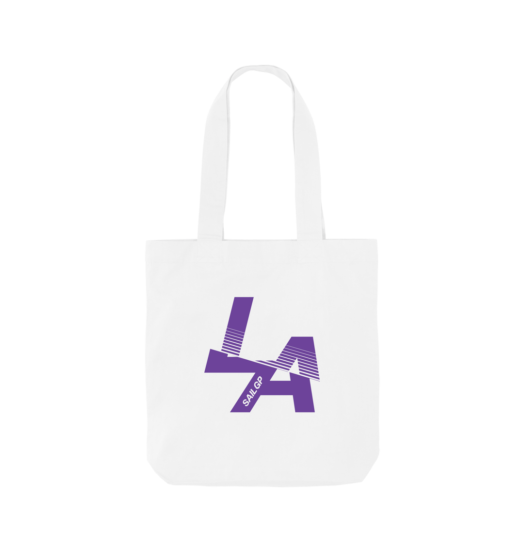 White Printed Bag Front