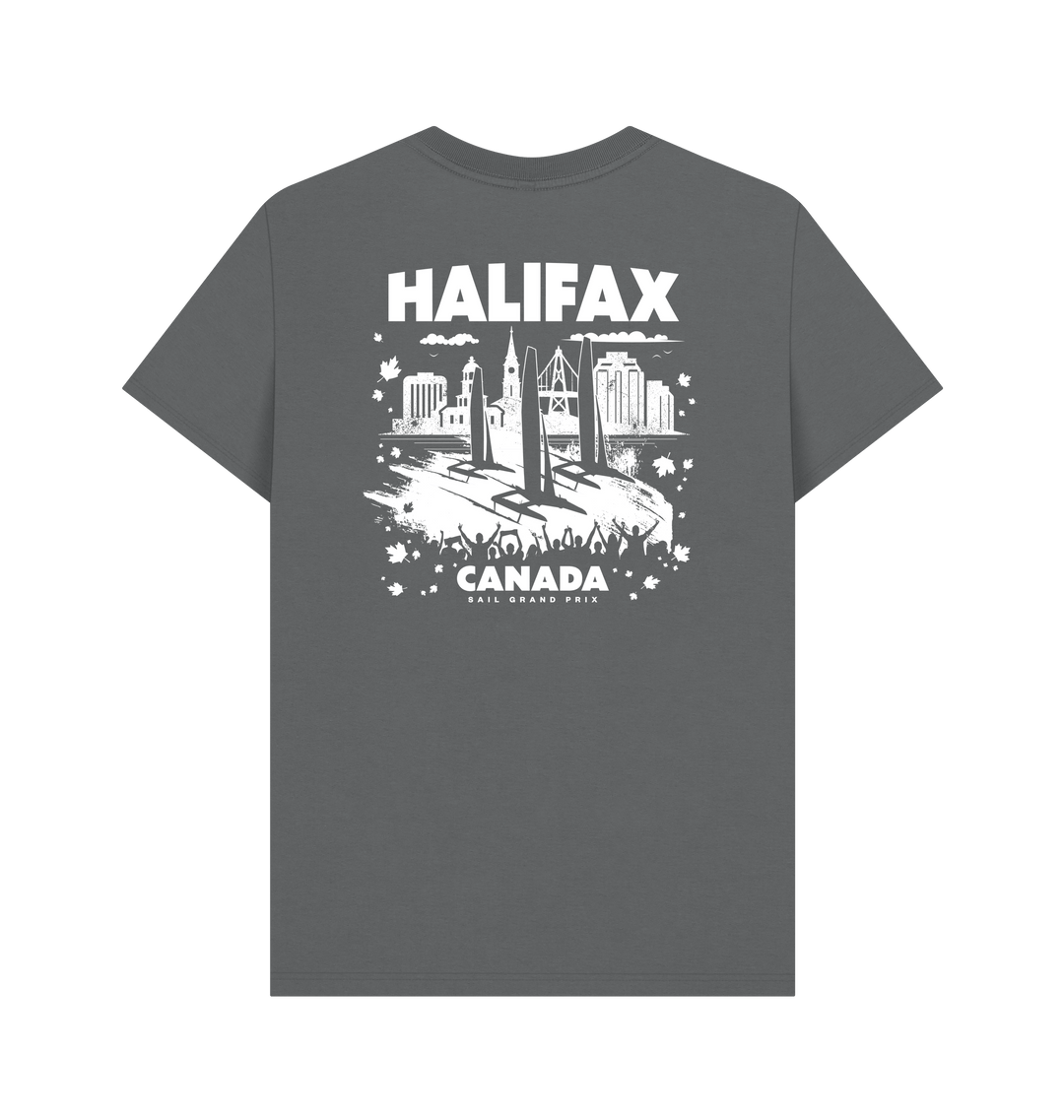Slate Grey Printed T-shirt Back