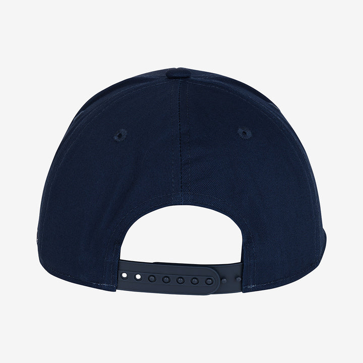 5 Panel Flat Peak Cap, Blue