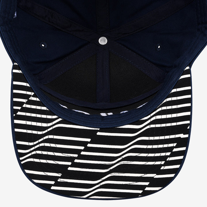 5 Panel Flat Peak Cap, Blue