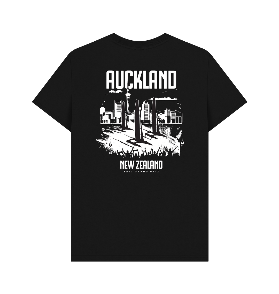 Black Printed T-shirt Back