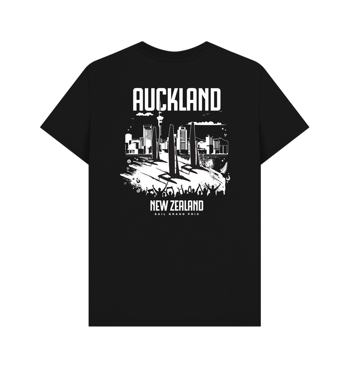 Black Printed T-shirt Back