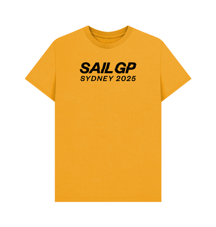 Mustard Printed T-shirt Front