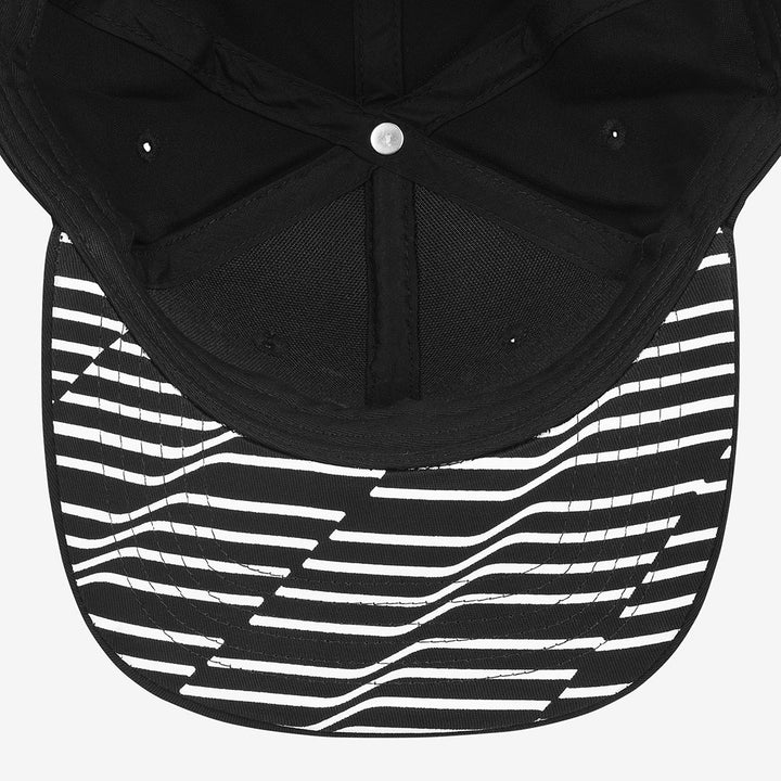 6 Panel Flat Peak Cap, Blackout