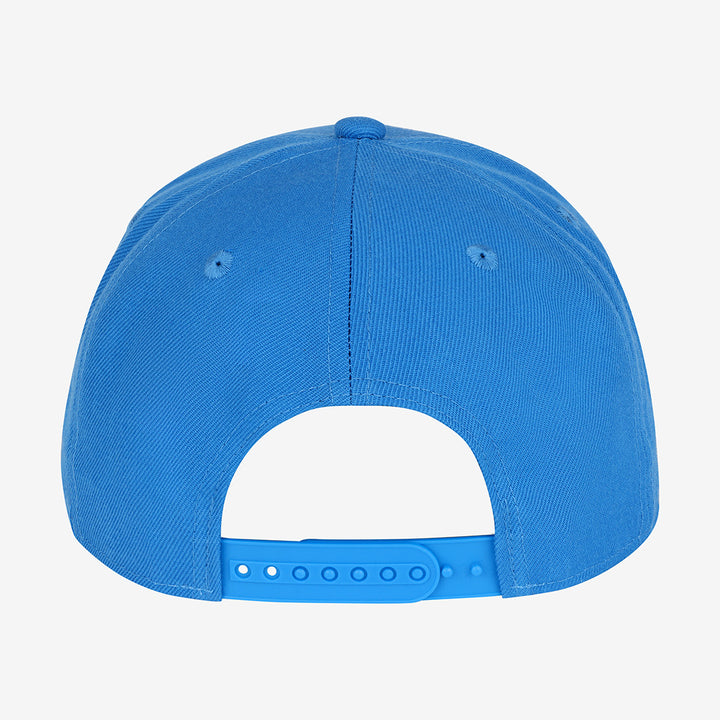 6 Panel Flat Peak Cap, Electric Blue