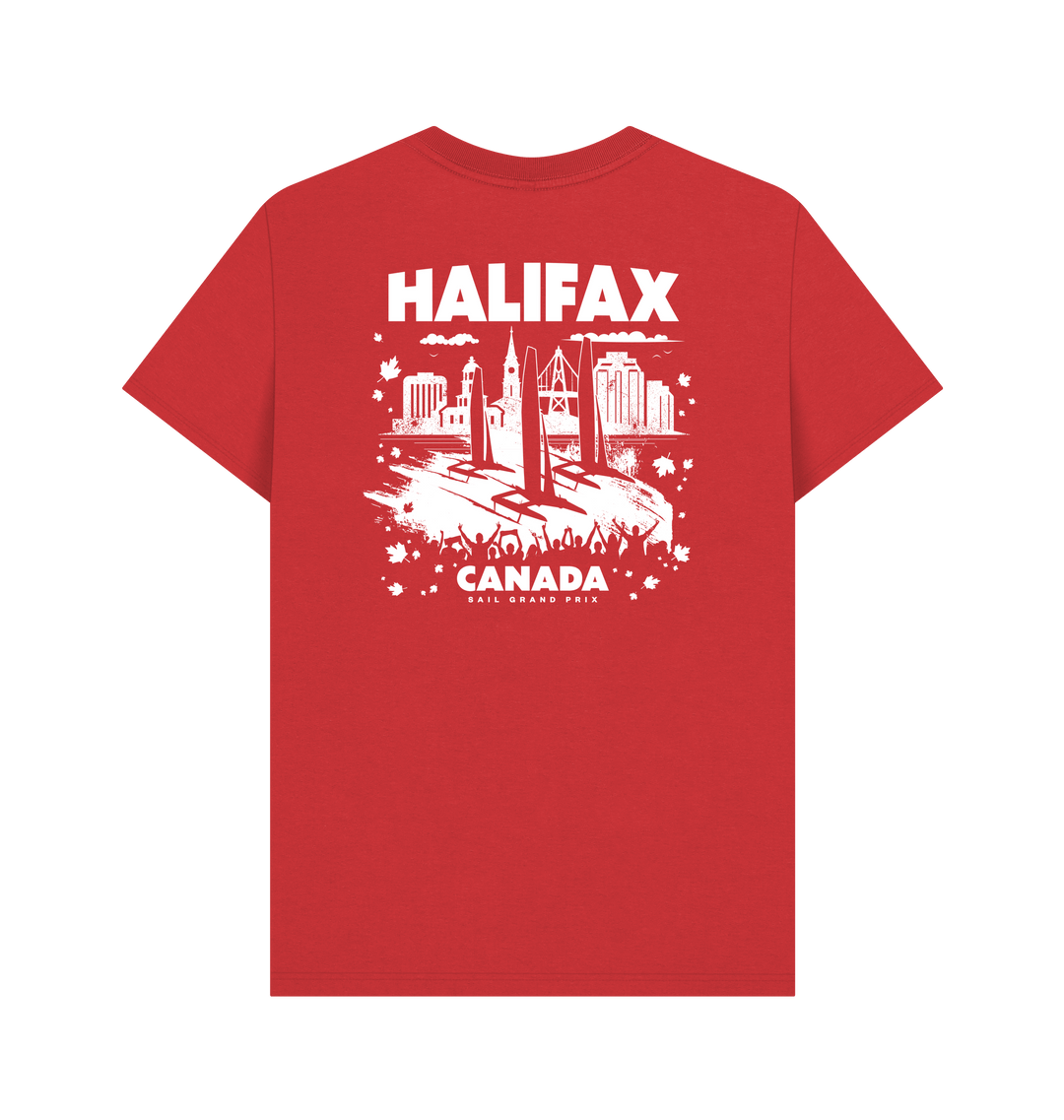 Red Printed T-shirt Back