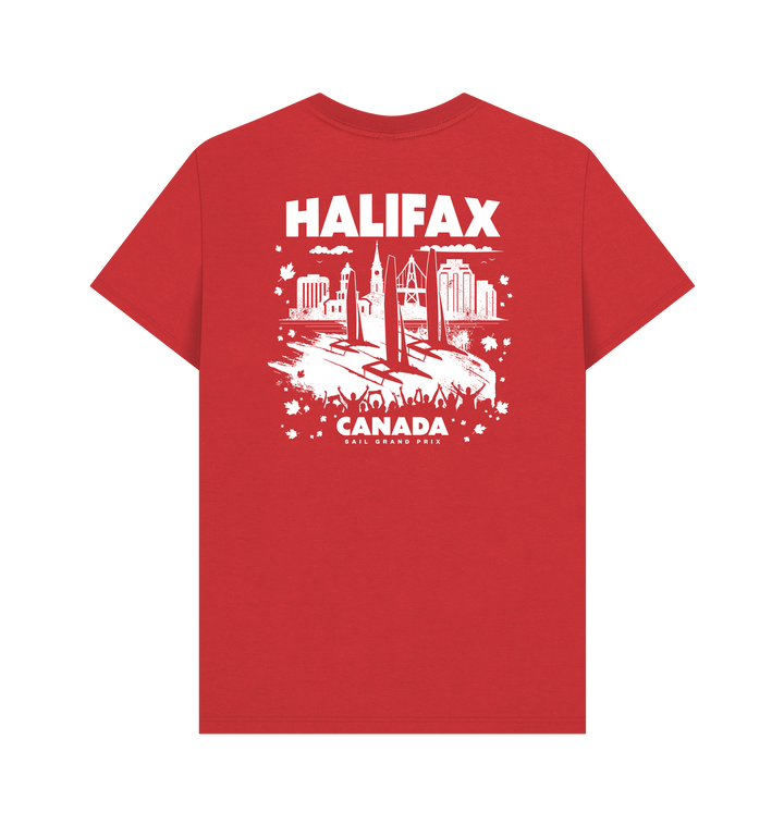 Red Printed T-shirt Back