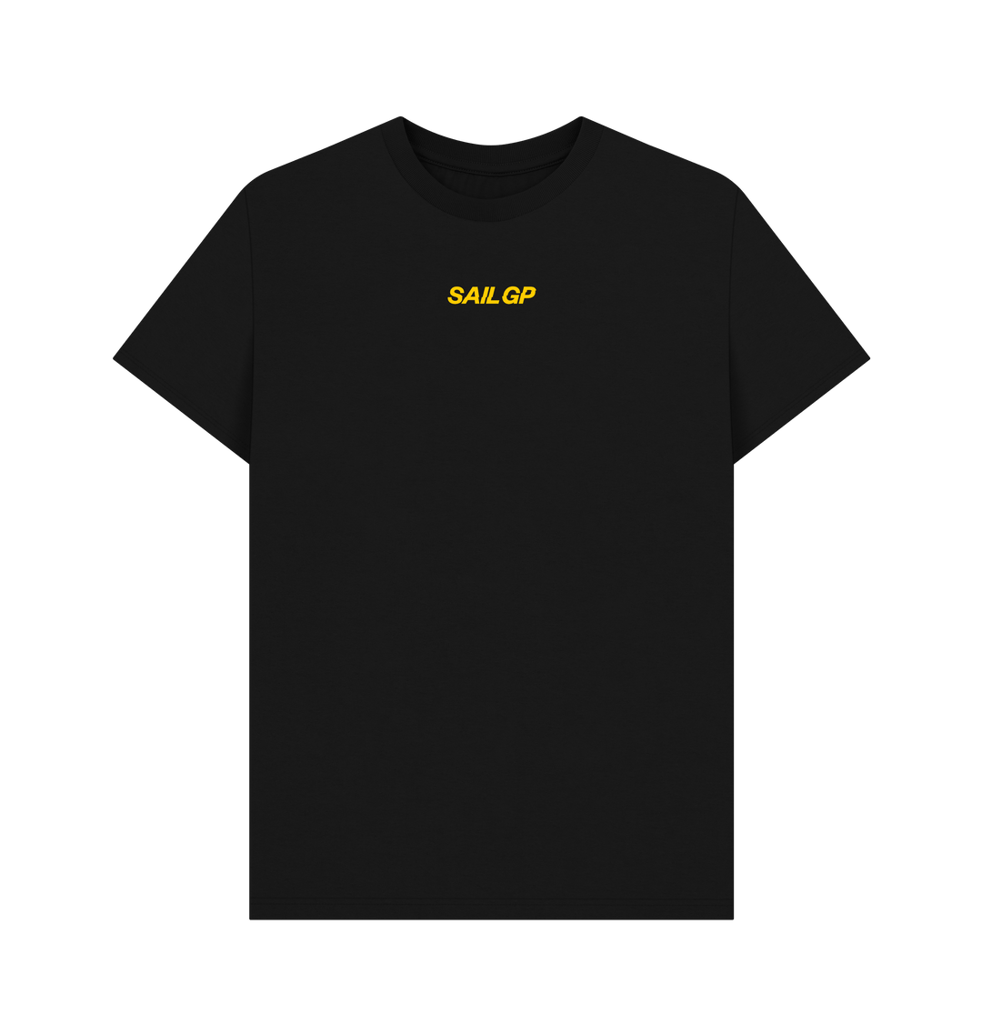 Black Printed T-shirt Front