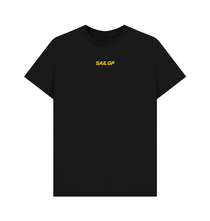 Black Printed T-shirt Front