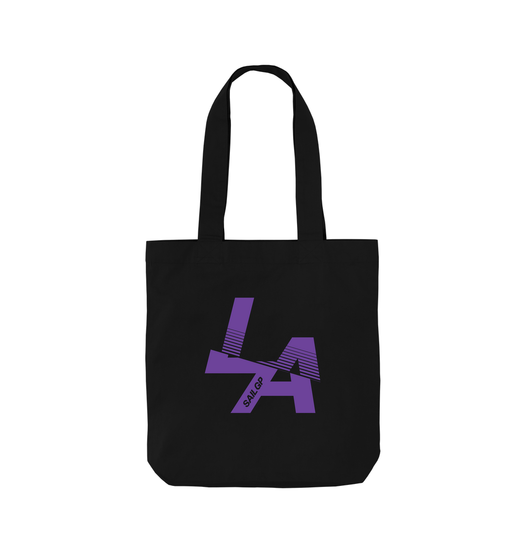 Black Printed Bag Front