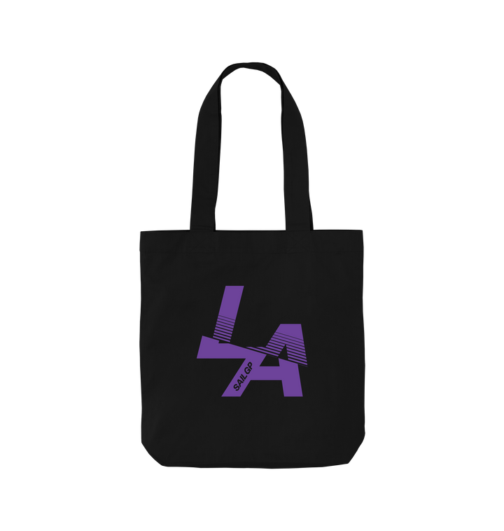 Black Printed Bag Front