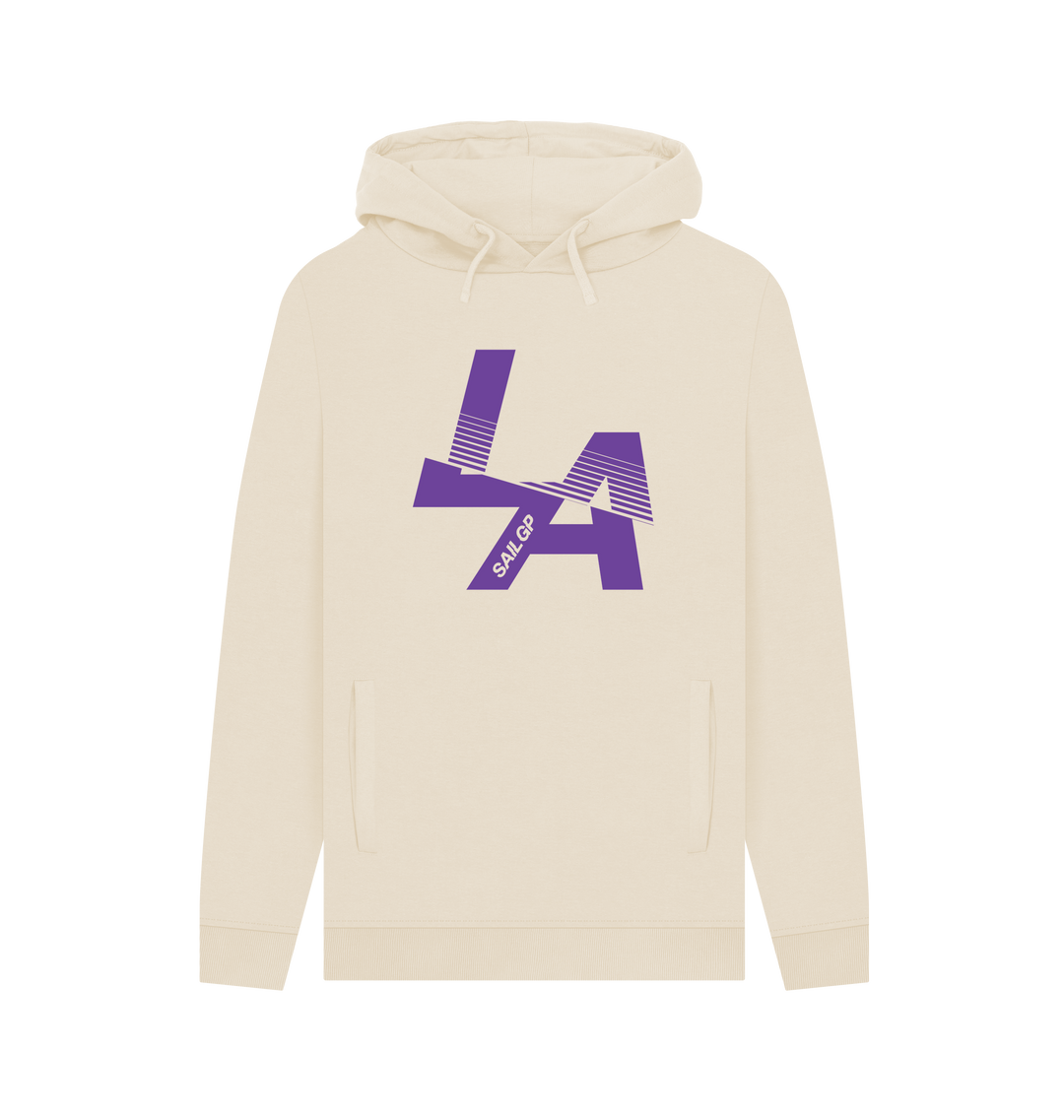 Oat Printed Hoody Front