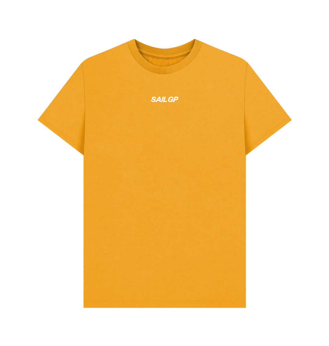 Mustard Printed T-shirt Front