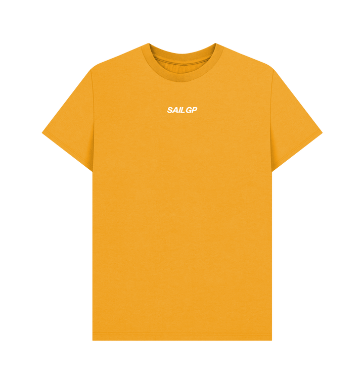 Mustard Printed T-shirt Front