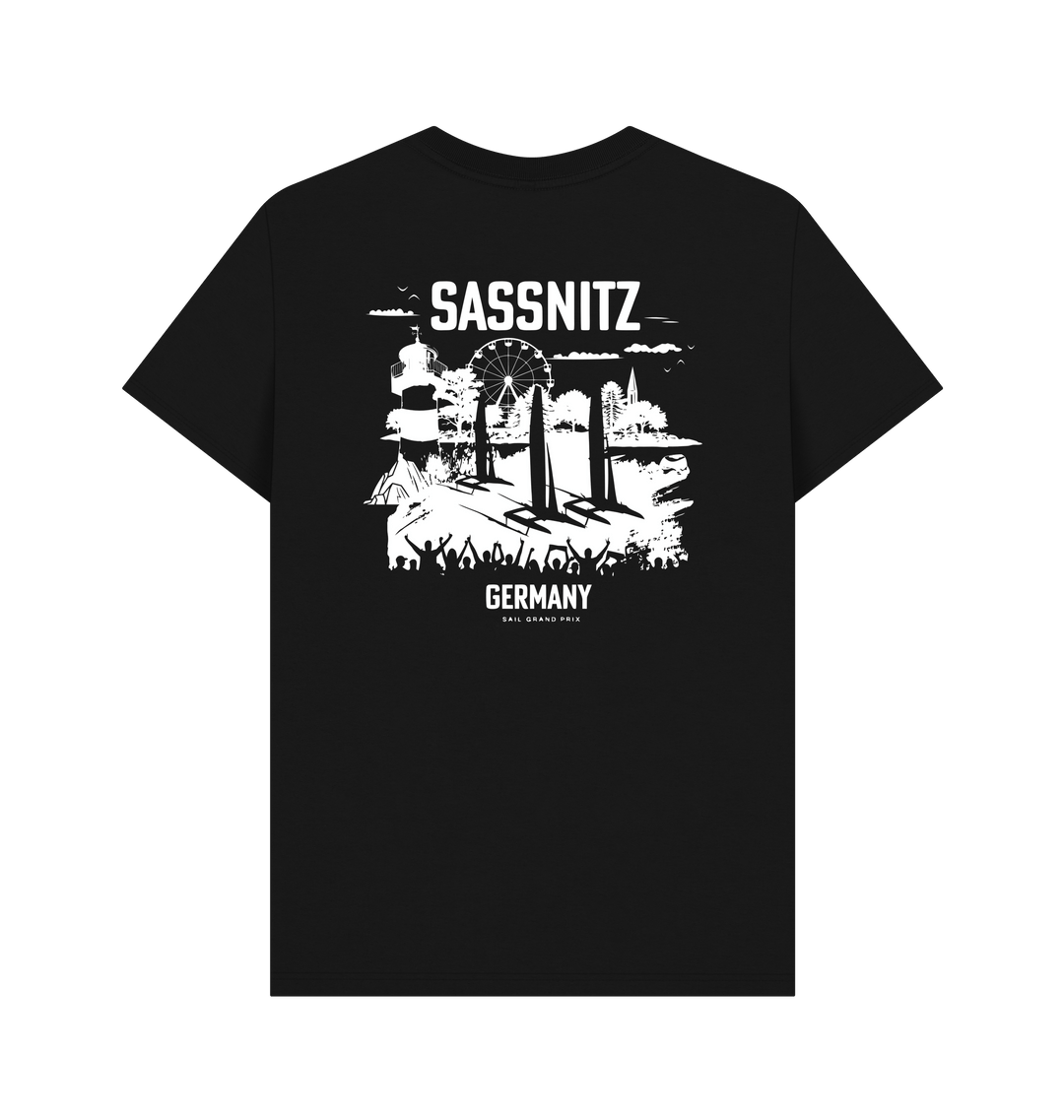 Black Printed T-shirt Back