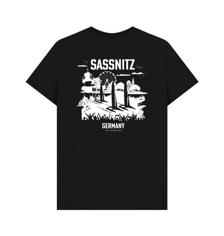 Black Printed T-shirt Back