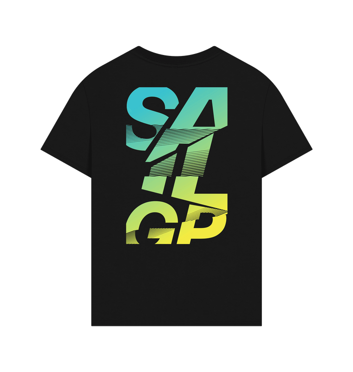 Black Printed T-shirt Back