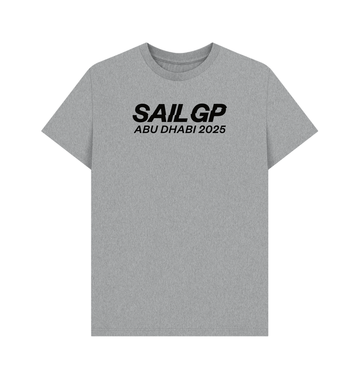 Athletic Grey Printed T-shirt Front