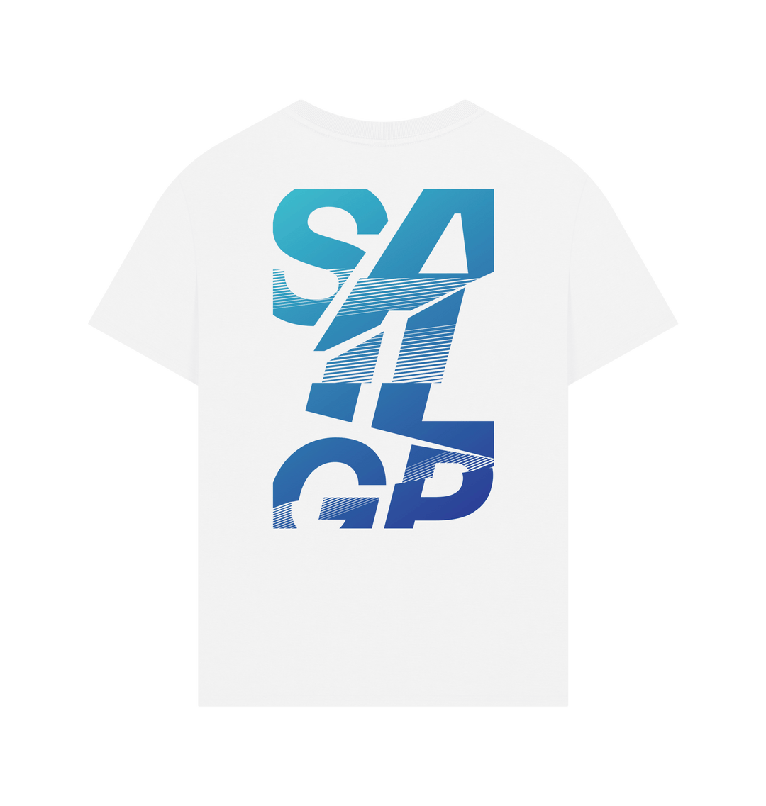 White Printed T-shirt Back