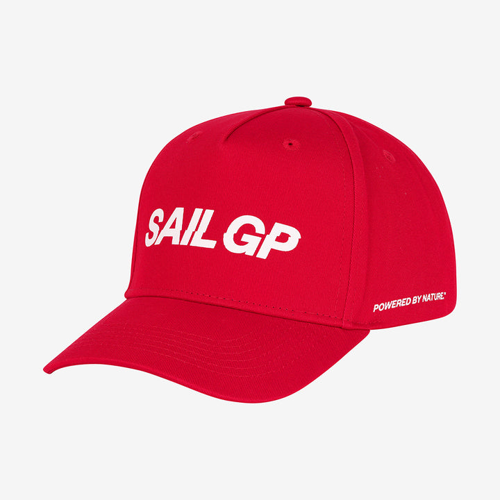 Curved Peak Cap, Red