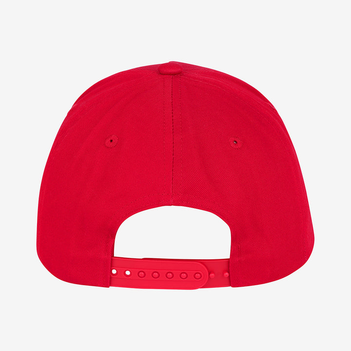 Curved Peak Cap, Red