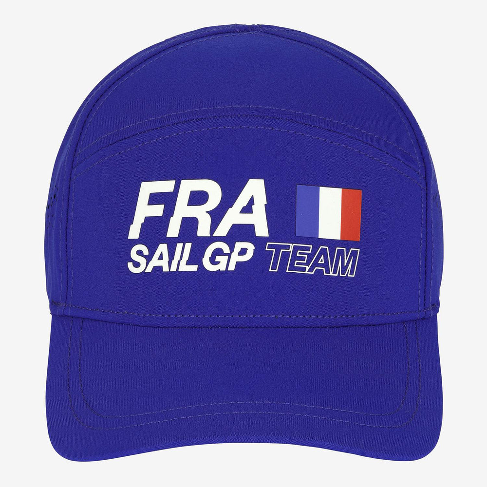 Blue cap with 'FRA SAILGP TEAM' text and French flag on a white background