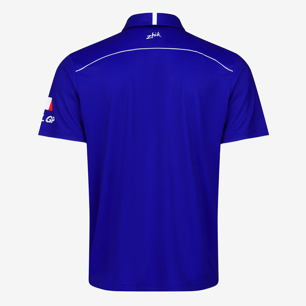 Back view of the France SailGP Team Polo Shirt