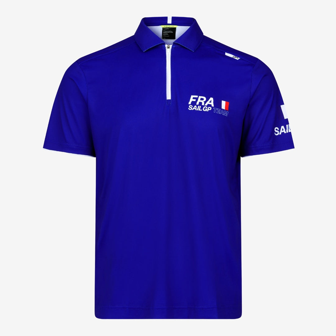 Front view of the France SailGP Team Polo Shirt