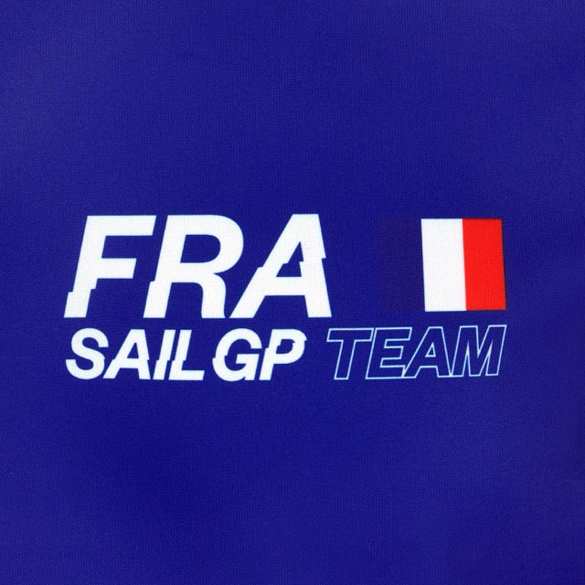 FRA Sail GP Team logo on a blue t-shirt
