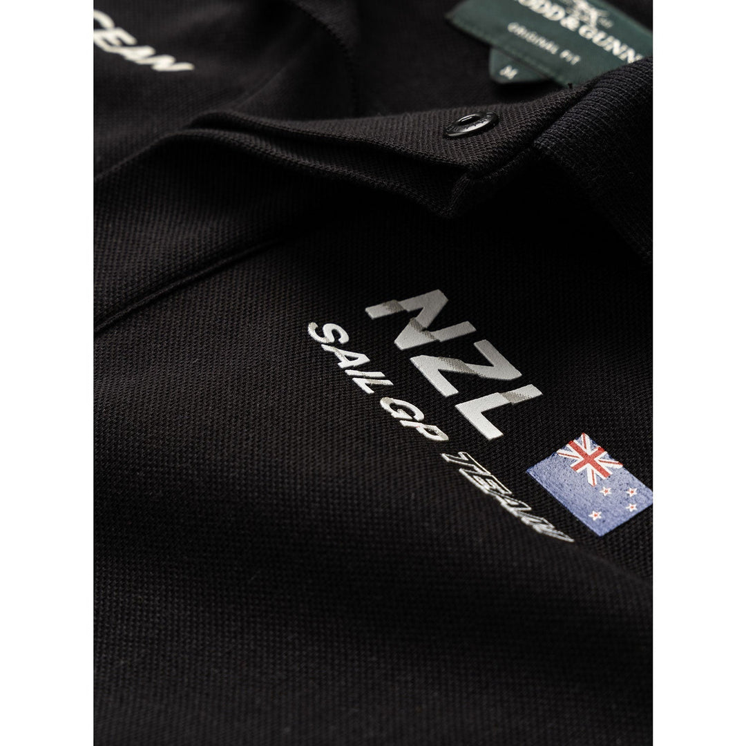 New Zealand SailGP Team Howell Bay Long Sleeve Men's Polo, Season 4