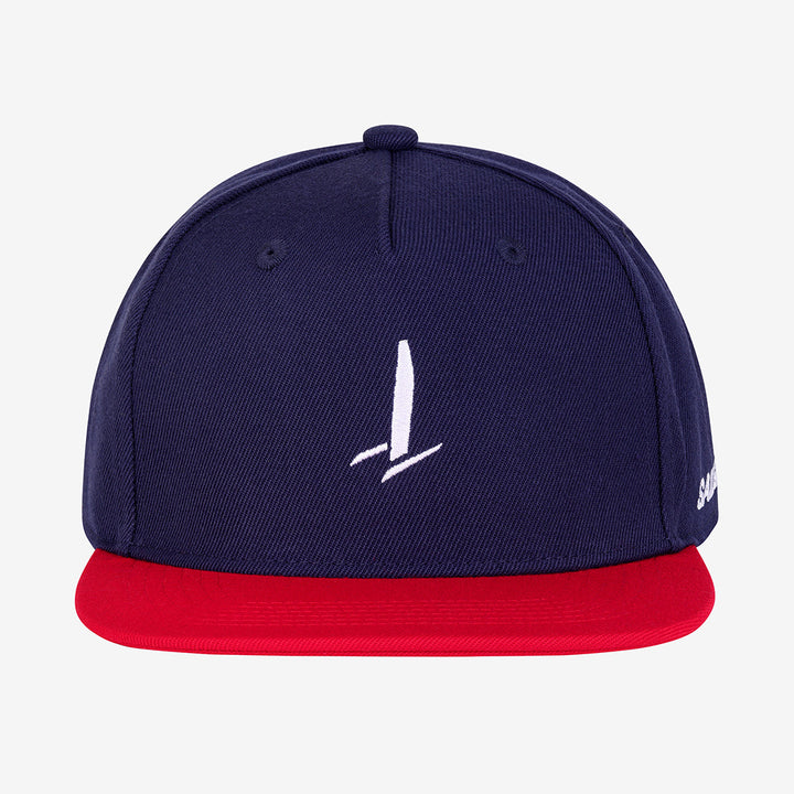 Icon Red, White and Blue 6-Panel Flat Cap