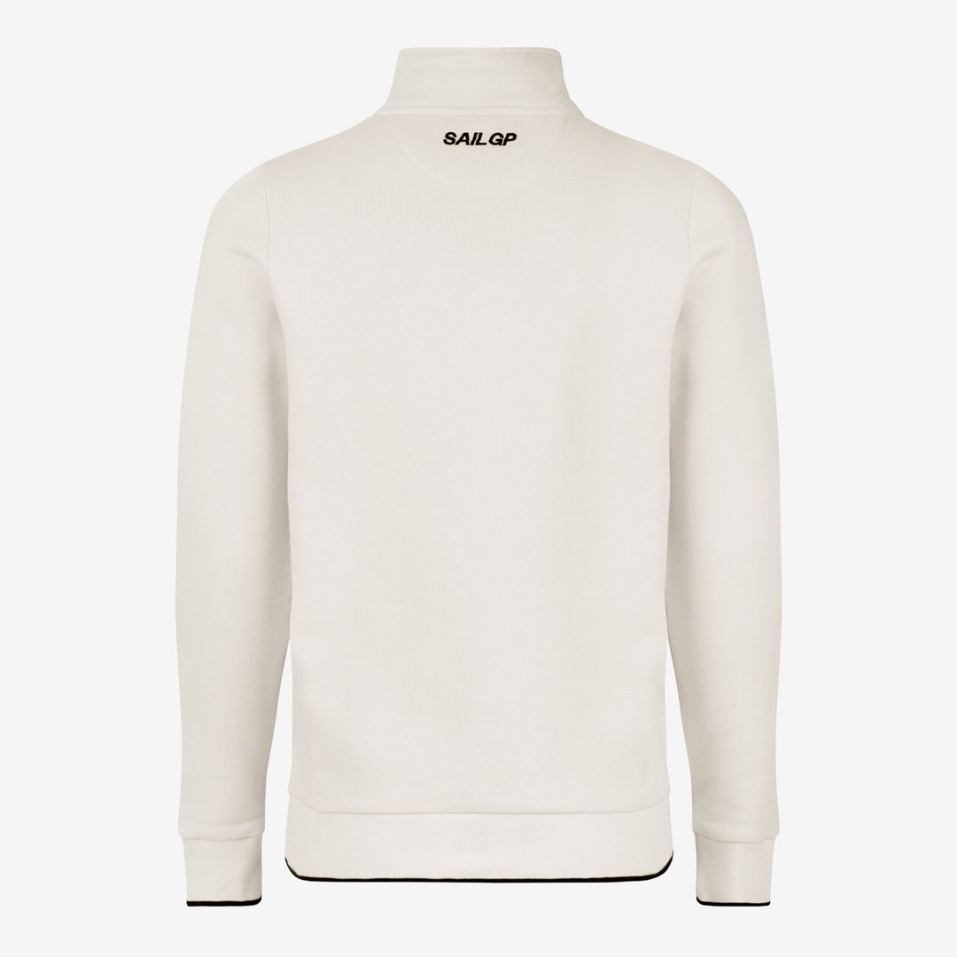 Icon Quarter-Zip Sweatshirt, Cream
