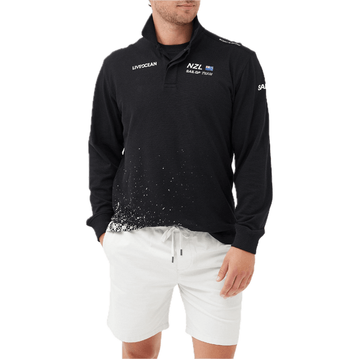 New Zealand SailGP Team Howell Bay Long Sleeve Men's Polo, Season 4