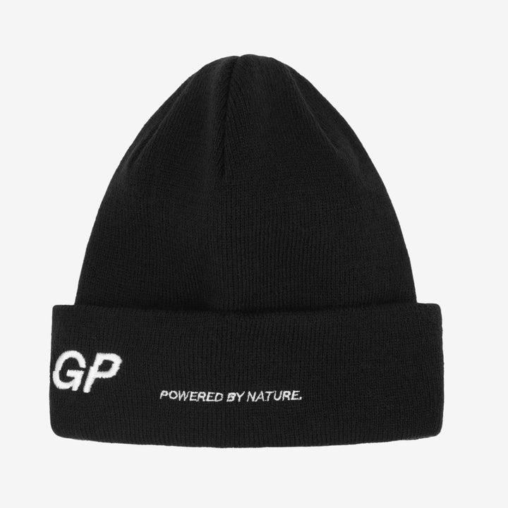 Waffle Knit Beanie, Black