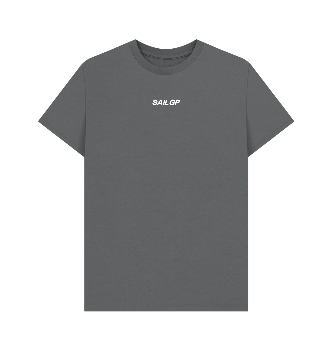 Slate Grey Printed T-shirt Front