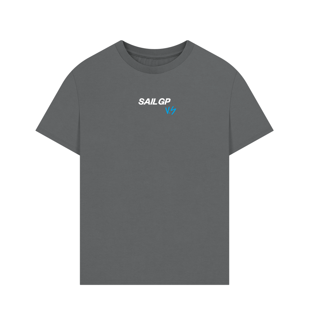 Slate Grey Printed T-shirt Front