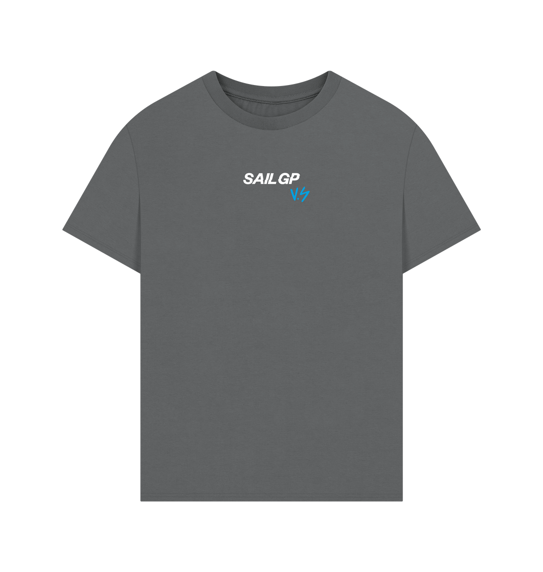Slate Grey Printed T-shirt Front