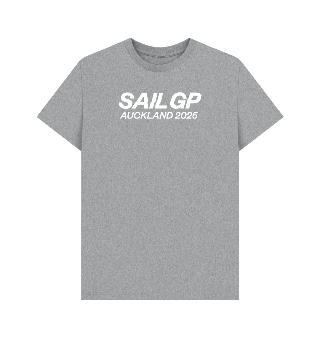 Athletic Grey Printed T-shirt Front