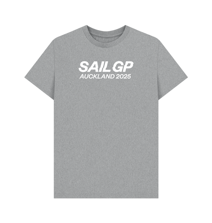 Athletic Grey Printed T-shirt Front